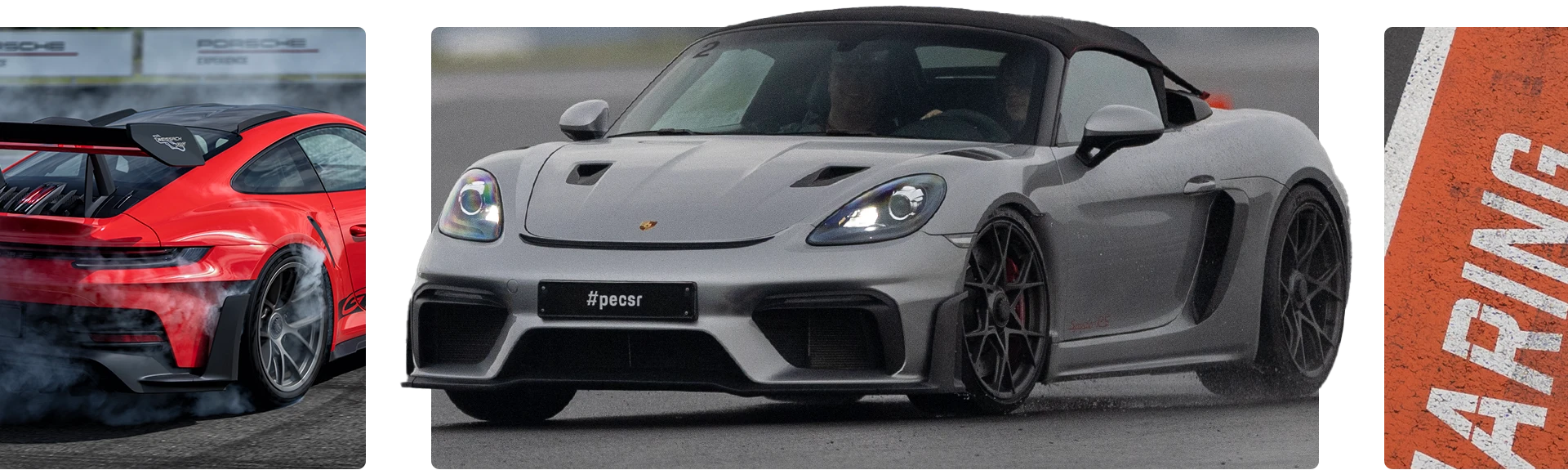 Tło informacji dotyczące Porsche Experience 2026